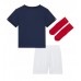 Frankrike kläder Barn VM 2022 Hemmatröja Kortärmad (+ korta byxor)
